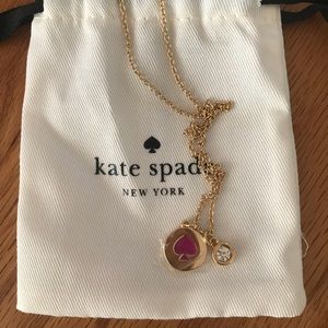 Kate Spade, The Spade, Pink Necklace. Very classy